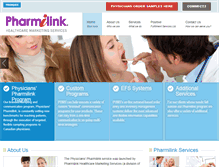 Tablet Screenshot of pharmilink.com